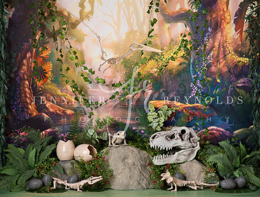 Jurassic Fossils 6x8 JR