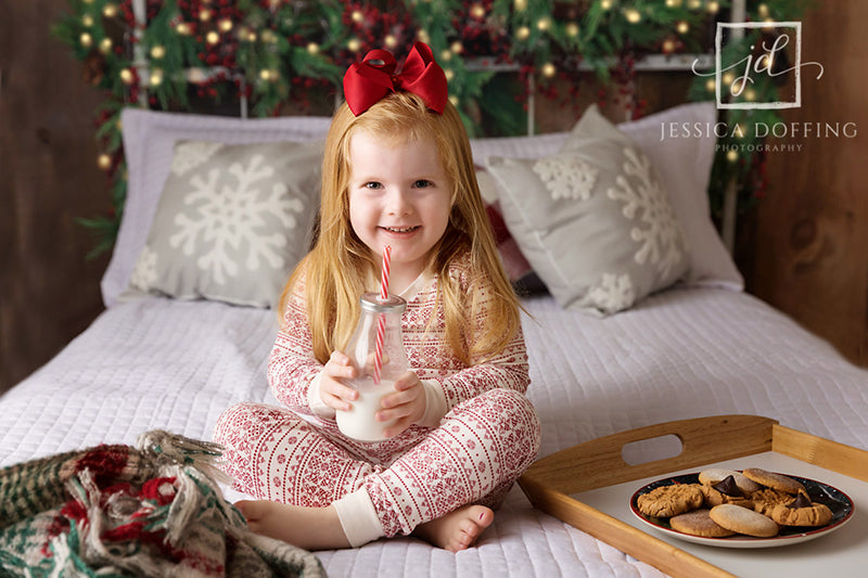 Christmas Cabin Headboard