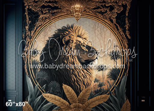 King Lion Painted Wall (MD)