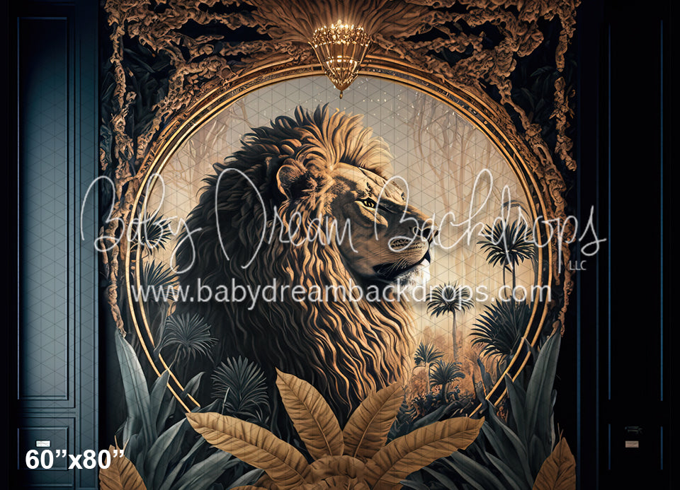 King Lion Painted Wall (MD)