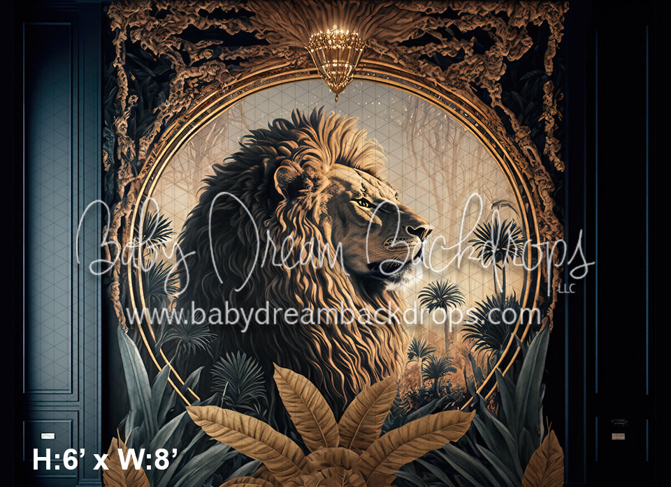 King Lion Painted Wall (MD)