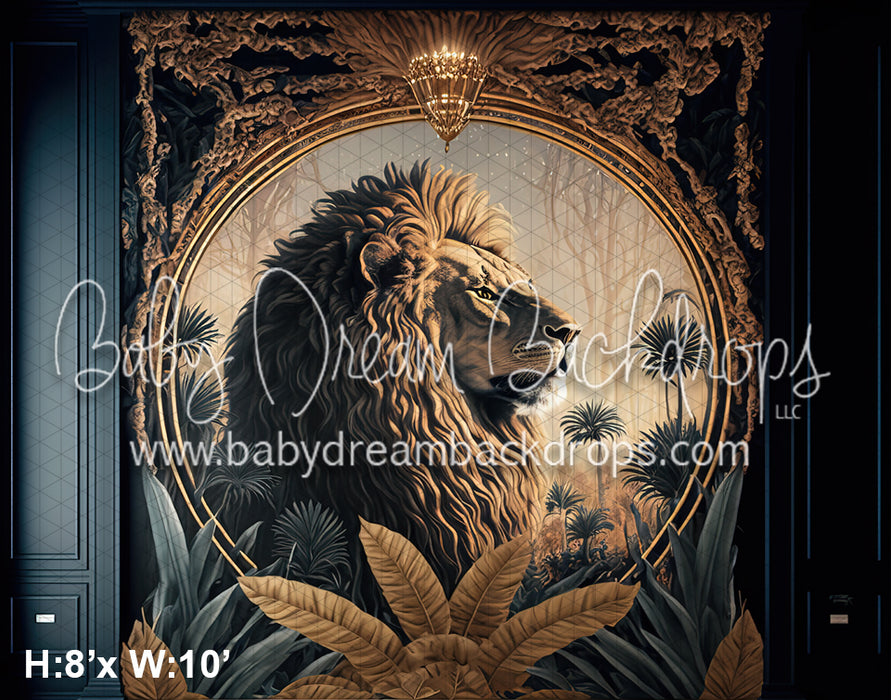 King Lion Painted Wall (MD)