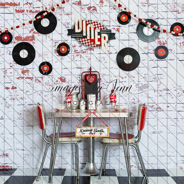 Kiss Me at the Diner Table (JG)