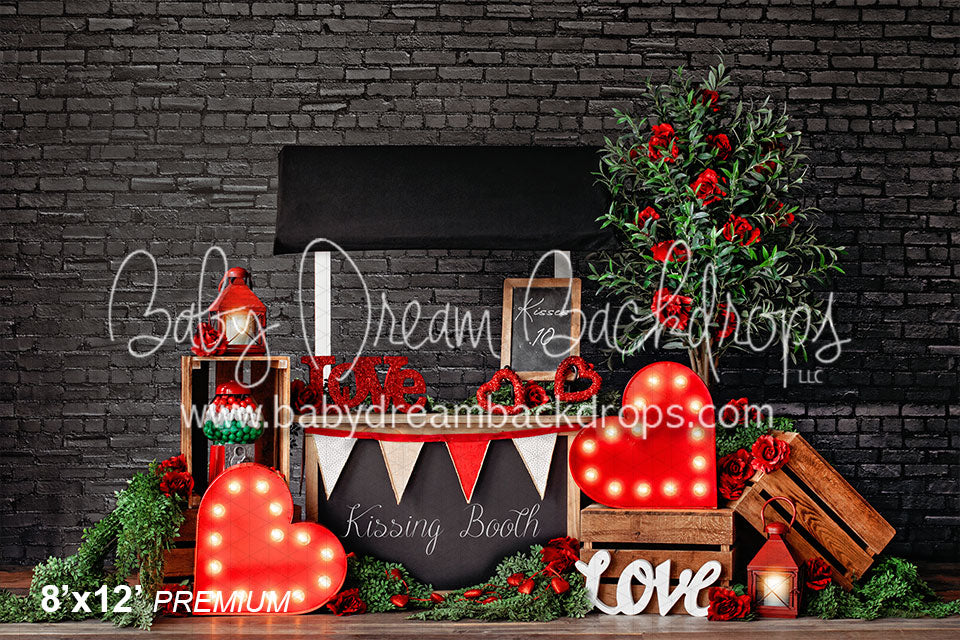 Kissing Booth Black Awning