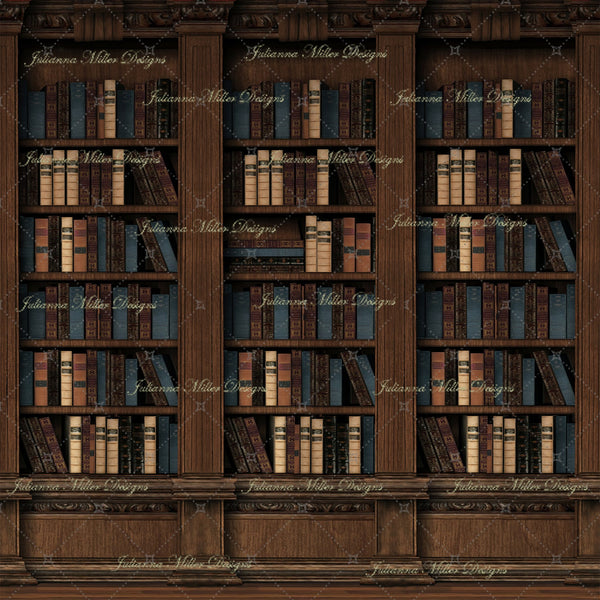 Kringle Library Book Wall