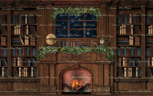 Kringle Library Twinkle Window