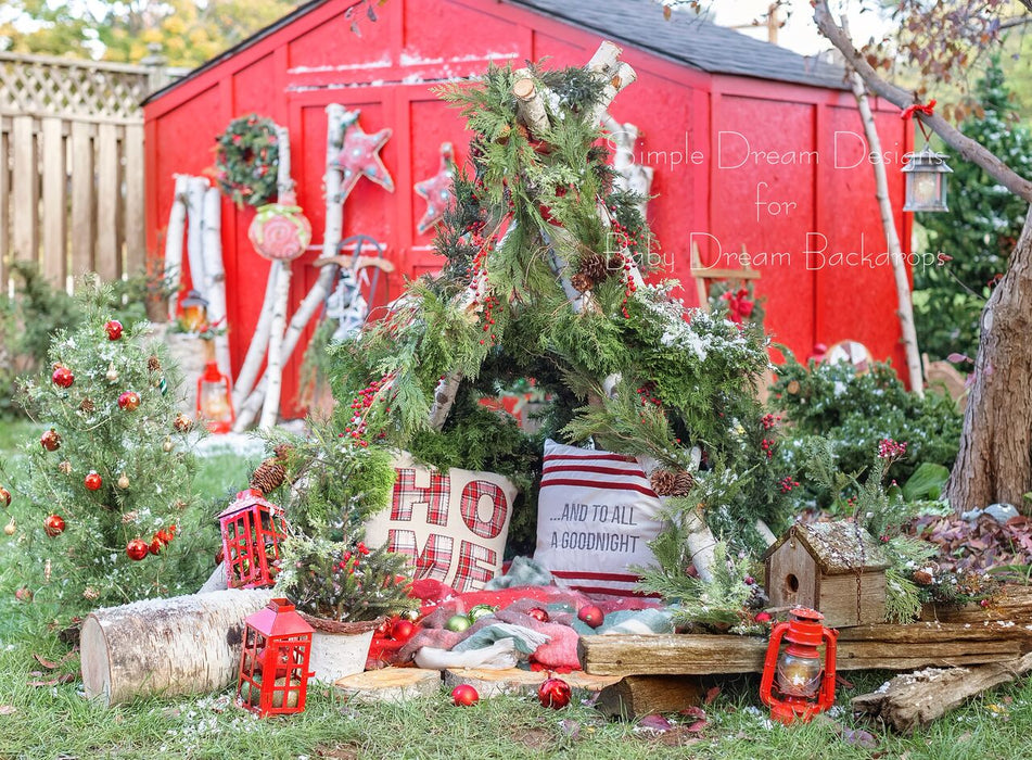 Christmas Teepee Two - 60Hx80W - SD  