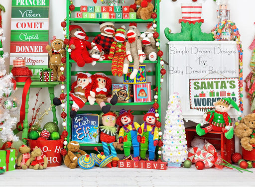 Elves Toy Room - 60Hx80W - SD  