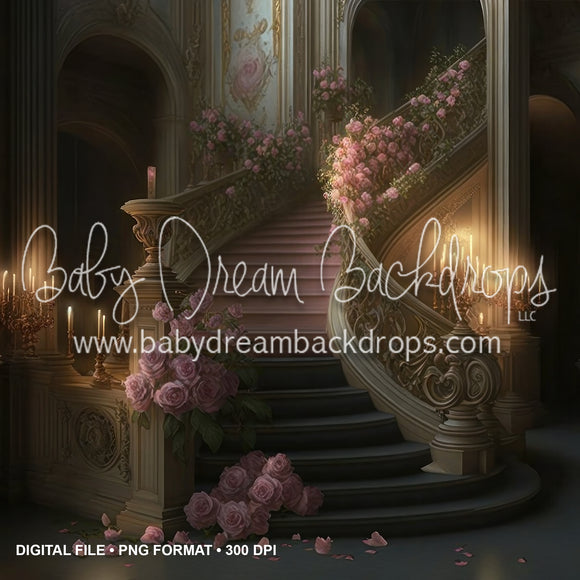 Lamia Castle Grand Staircase Digital Download
