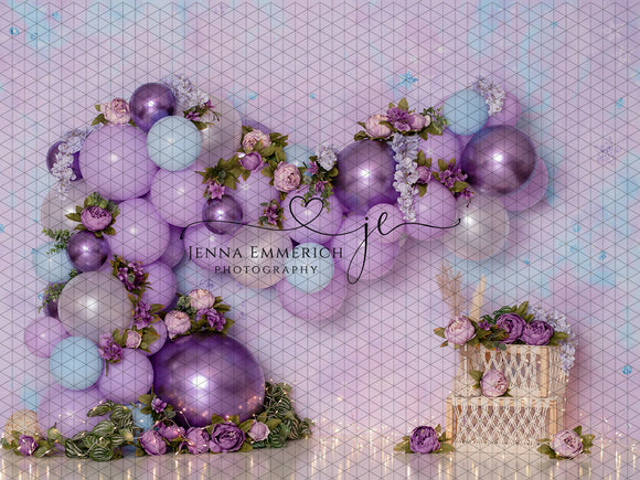 Lavender Floral Garland