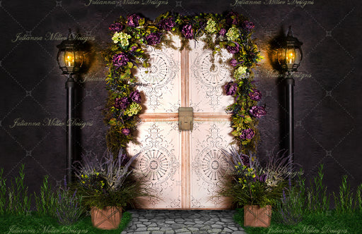 Lavender Garden Doors