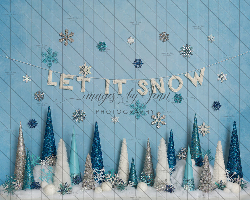 Let It Snow in Blue