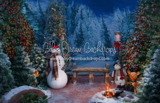 Let It Snow Campfile - 9x14 - CS