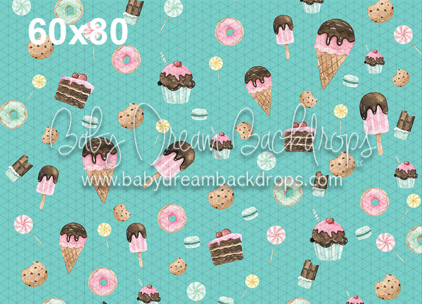 Let's Eat Sweets (Teal)