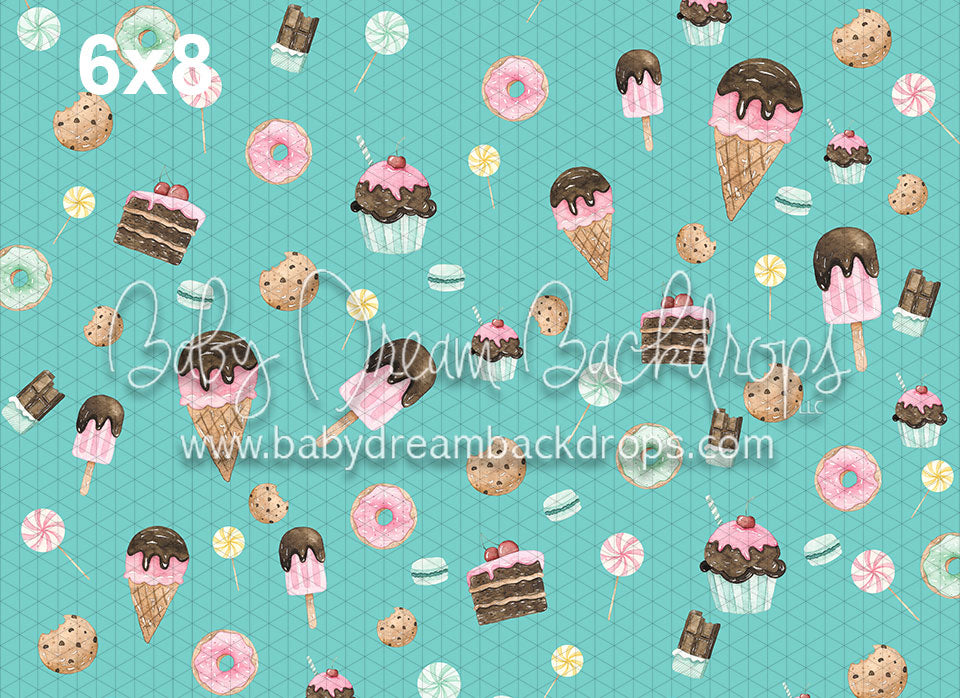 Let's Eat Sweets (Teal)