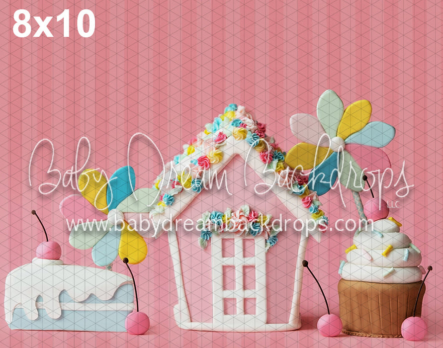 Life is Sweet in Pink (Stripes)