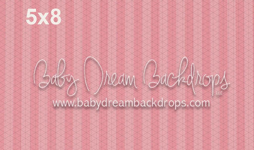 Life Is Sweet in Pink (Stripes) Floor Fabric Drop