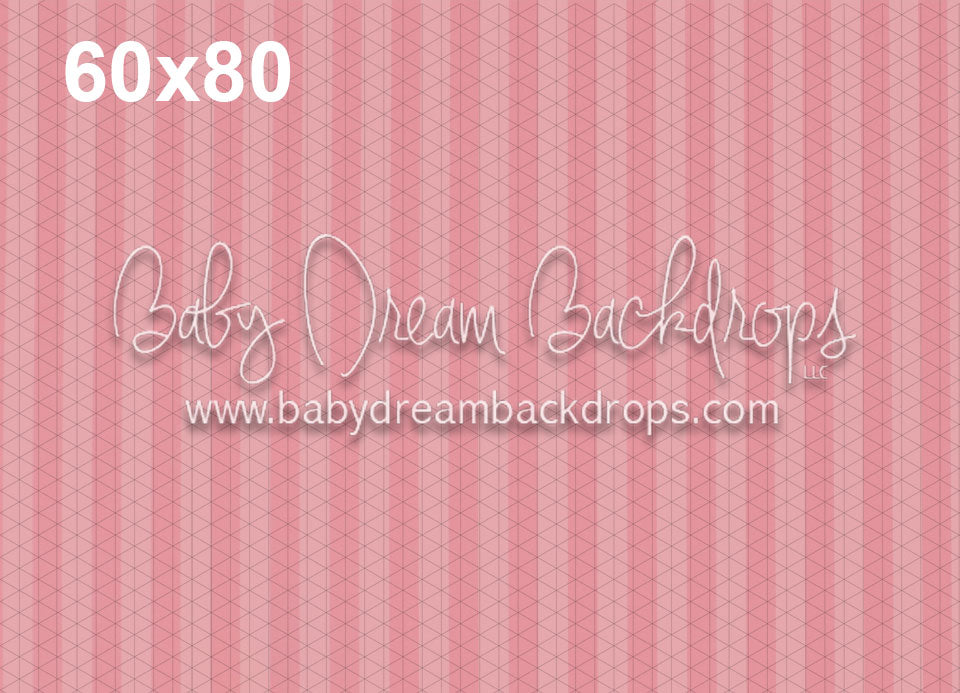 Life Is Sweet in Pink (Stripes) Floor Fabric Drop