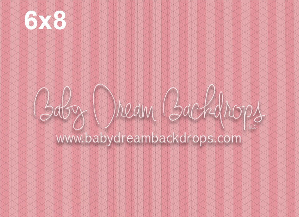 Life Is Sweet in Pink (Stripes) Floor Fabric Drop