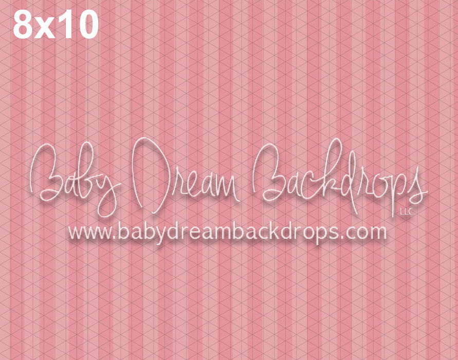 Life Is Sweet in Pink (Stripes) Floor Fabric Drop