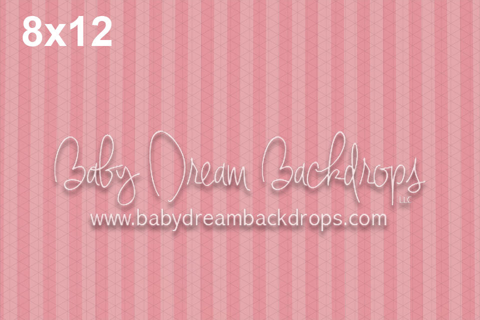 Life Is Sweet in Pink (Stripes) Floor Fabric Drop