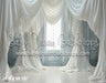 Light Blue Wall with Drapes II (BD)