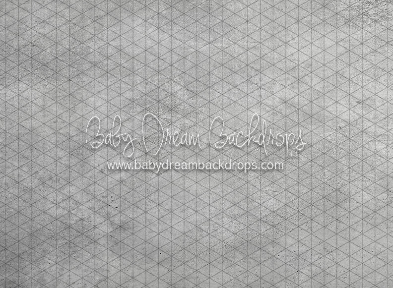 Light Gray Concrete Alley Fabric Floor (CC)