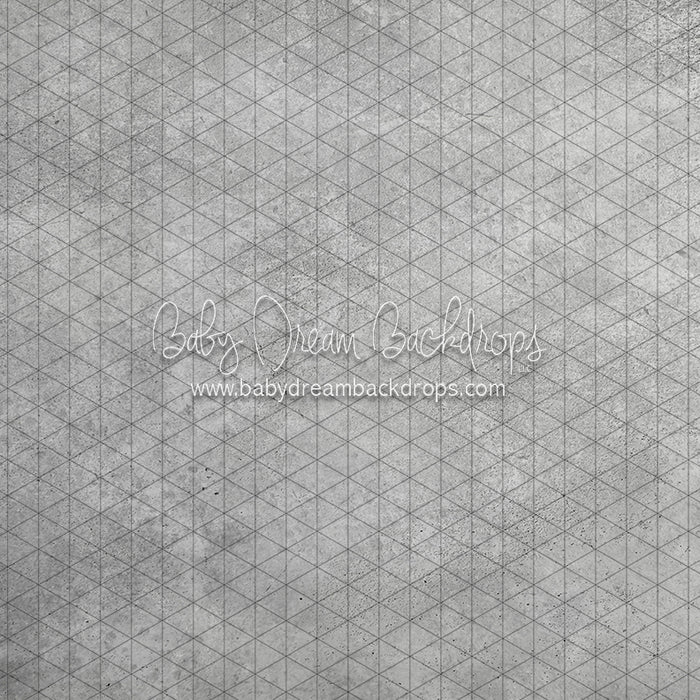 Light Gray Concrete Alley Fabric Floor (CC)