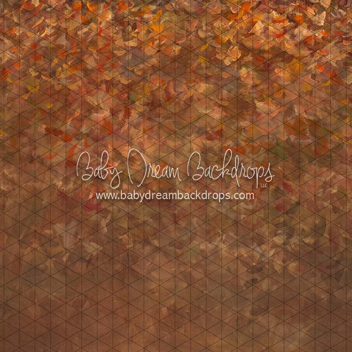 X Drop little red school house floor fabric drop