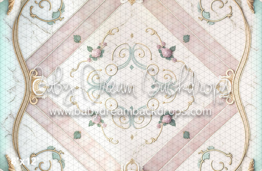 Little Roses Ballroom Floor Fabric Drop (MD)