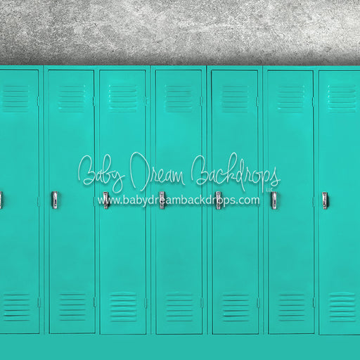 Locker Row Aqua