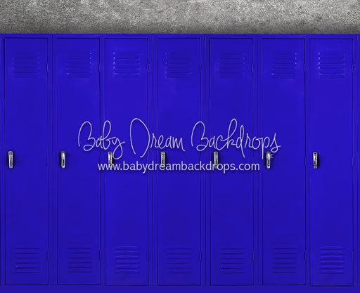 Locker Row Blue