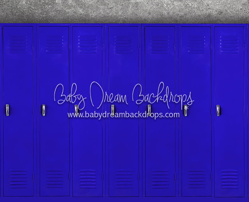 Locker Row Blue