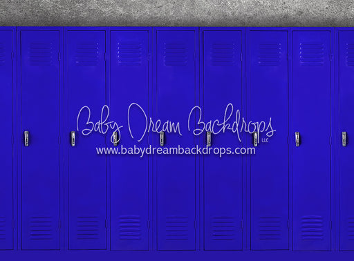 Locker Row Blue