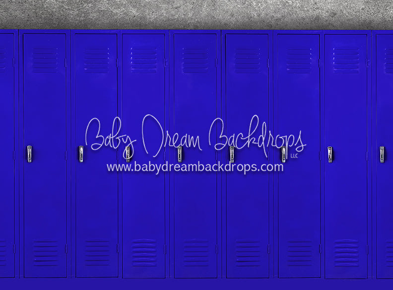 Locker Row Blue