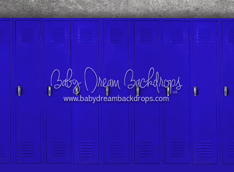 Locker Row Blue
