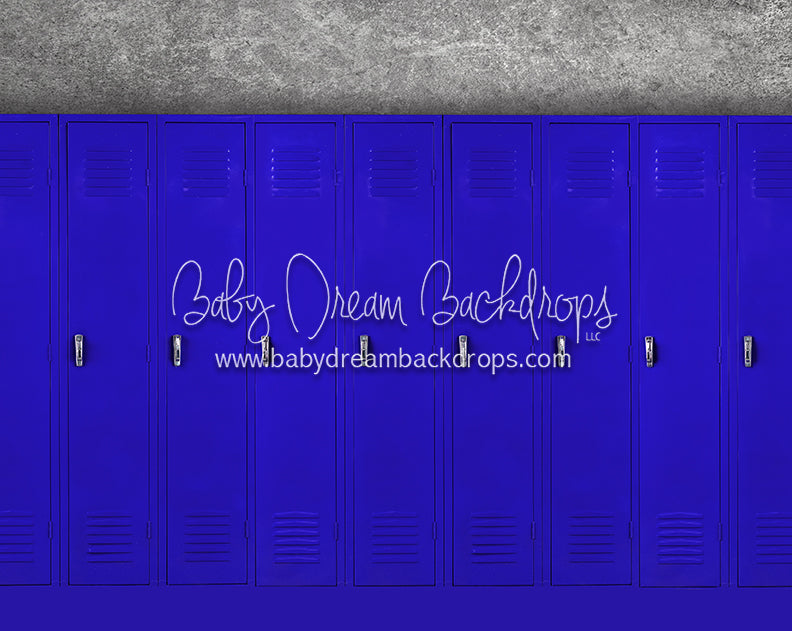 Locker Row Blue