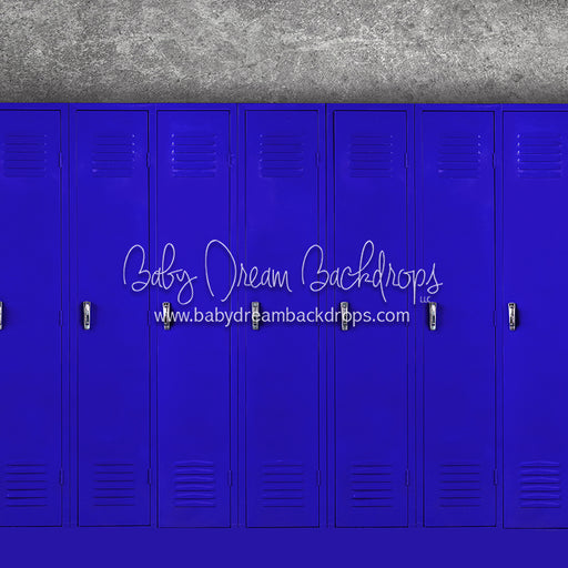 Locker Row Blue