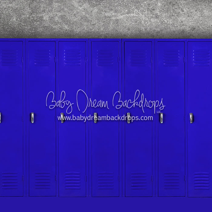 Locker Row Blue