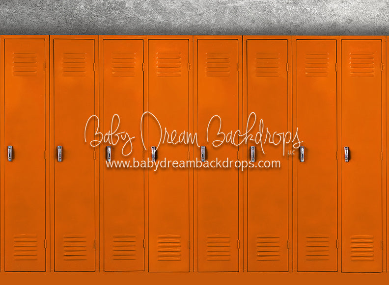 Locker Row Orange