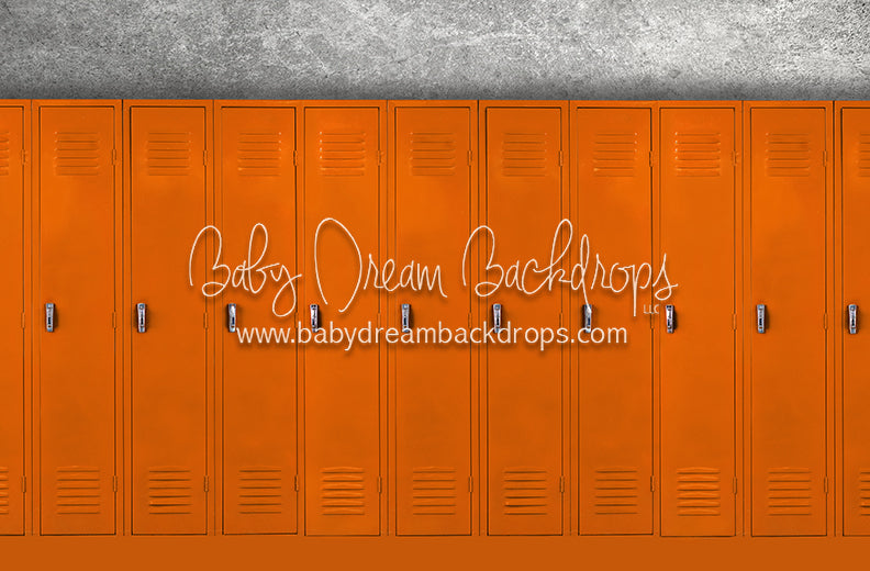 Locker Row Orange