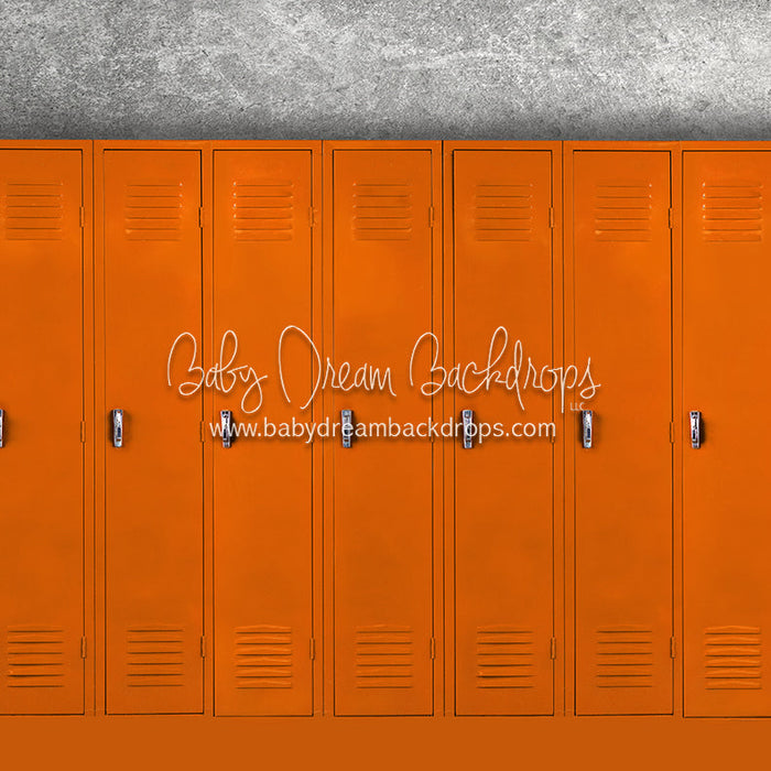 X Drop locker row orange