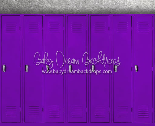 Locker Row Purple