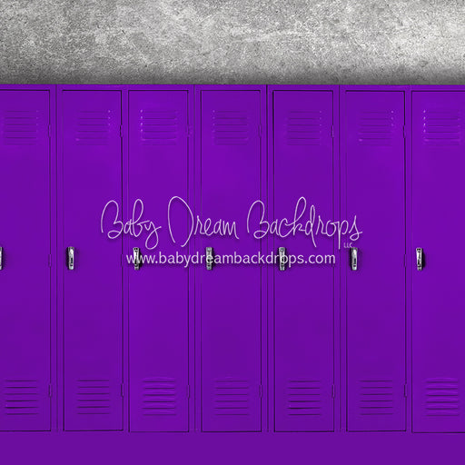 Locker Row Purple