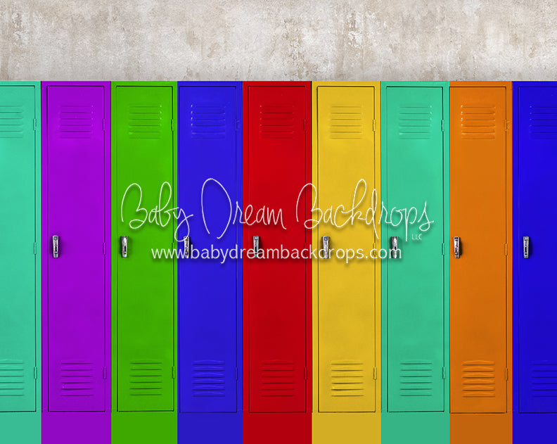Locker Row Rainbow
