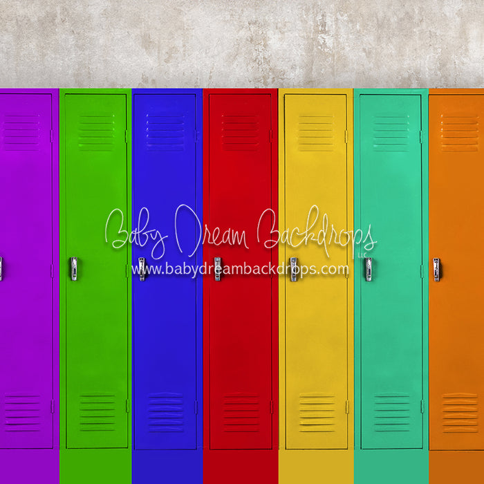 Locker Row Rainbow