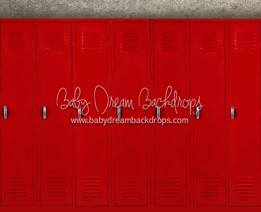 Locker Row Red
