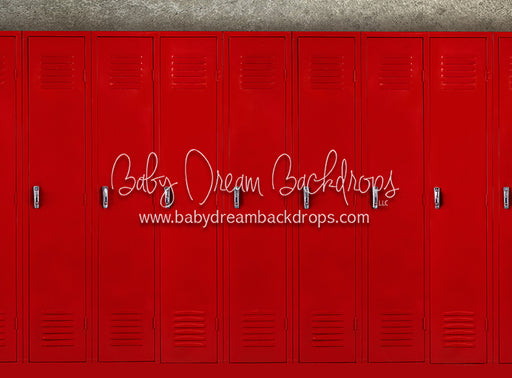 Locker Row Red