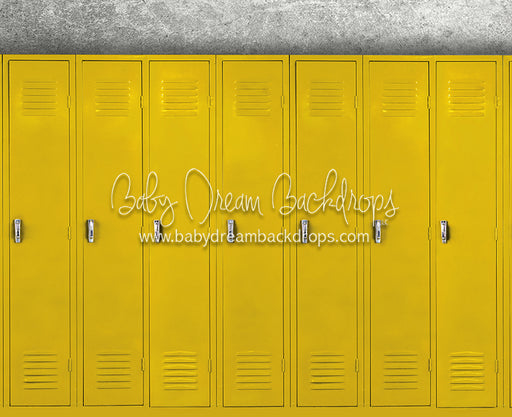 Locker Row Yellow