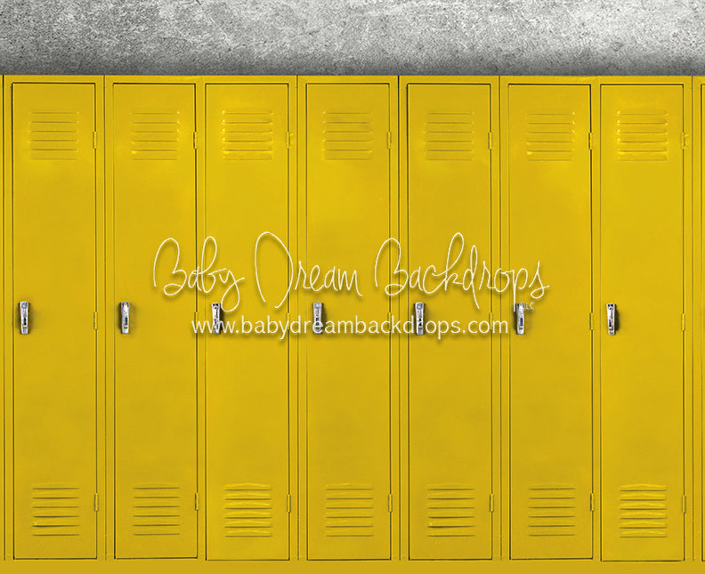 Locker Row Yellow